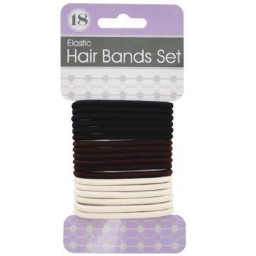 Basic Colors Hair Bands Set: $6.00