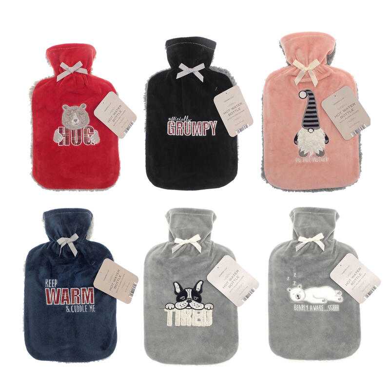 Hot Water Bottle Sherpa Assorted 2 Litres 1 count