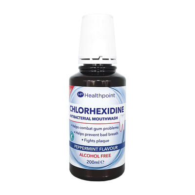 Healthpoint Chlorhexidine Antibacterial Mouthwash 200ml: $9.00