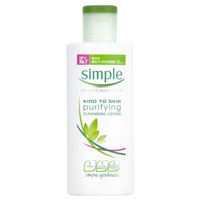 Simple Kind To Skin Purifying Cleansing Lotion 200ml: $34.50