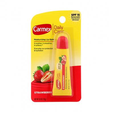 Carmex Daily Care Lip Balm Strawberry 0.35oz