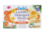 Swirl Laundry Detergent Sheets Tropical 20pk: $7.00