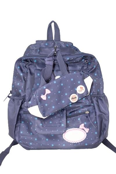 Navy Blue Backpack Set 3pcs