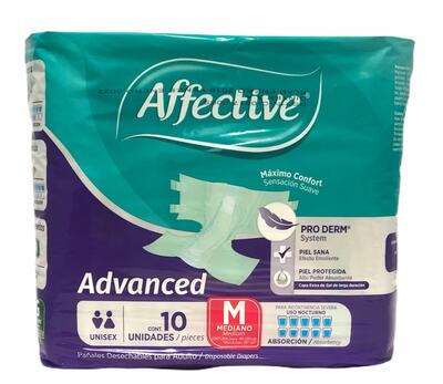 Affective Advanced Adult Diapers Medium 10 count