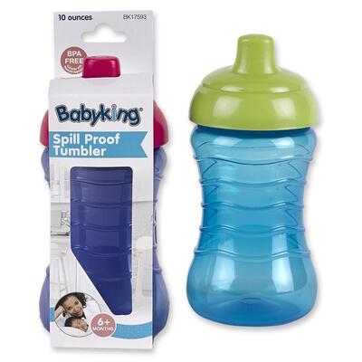 Baby King Spill Proof Tumbler Assorted 10oz 1 count