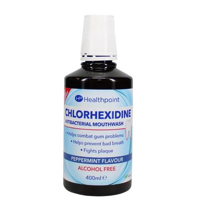 HP Chlorhexidine Gluconate Mouthwash Peppermint 400ml