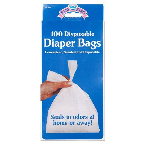 Baby King Disposable Diaper Bags 75 count: $2.00