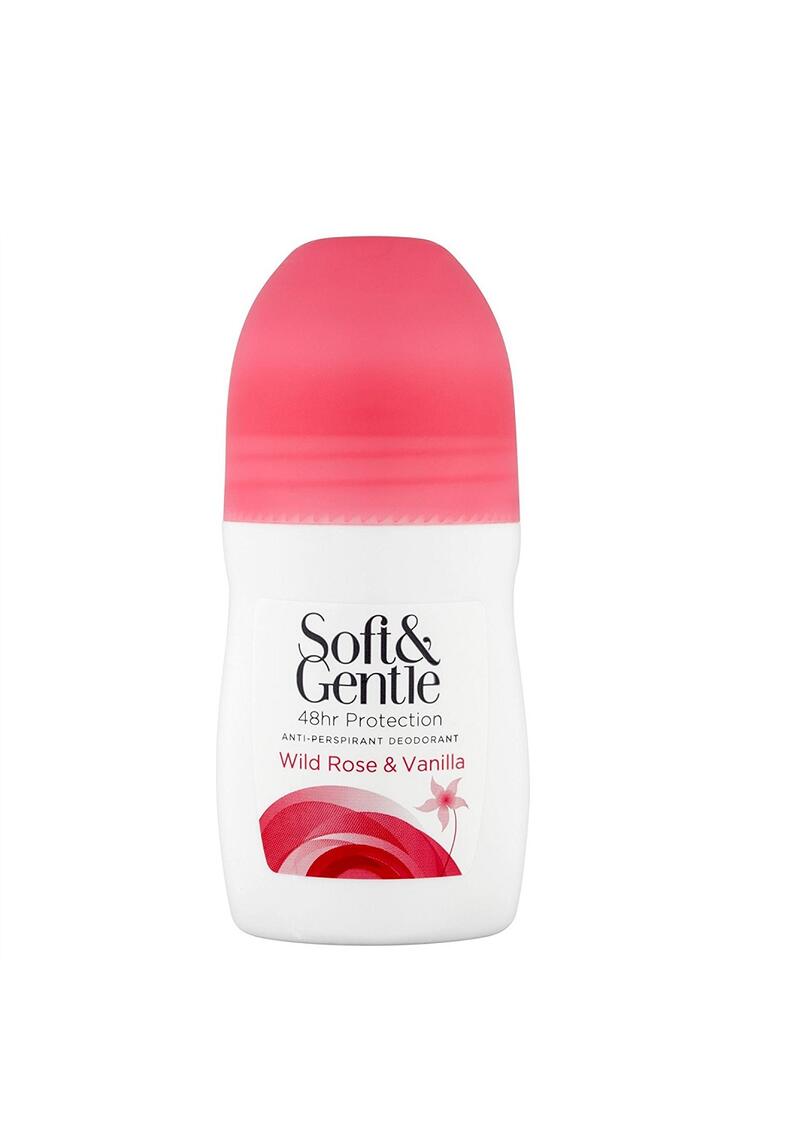 Soft and Gentle Antiperspirant Deodorant Wild Rose and Vanilla 50 ml