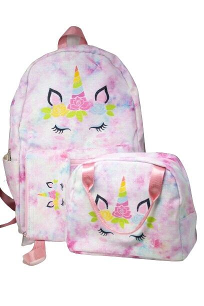 Unicorn Backpack Set 3pcs