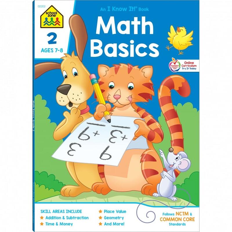 School Zone  Math Basics 2 Workbook: $8.99