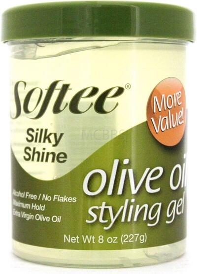 Softee Silky Shine Olive Oil Styling Gel 8oz