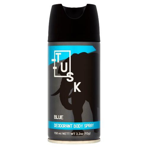 Tusk Deodorant  Body Spray Blue 150ml: $6.00