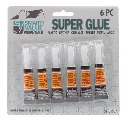 Smart Value Super Glue 6pcs