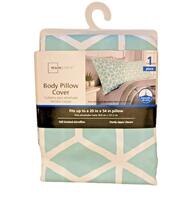 Pillow Cover Assorted Colours  20X54: $6.00