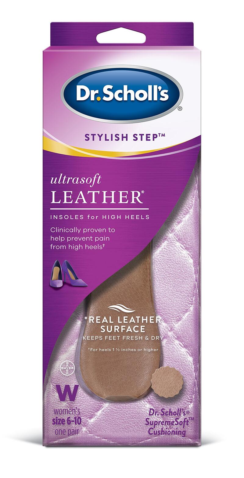 DNR Dr.Scholl Leather Insoles for Heels: $12.00