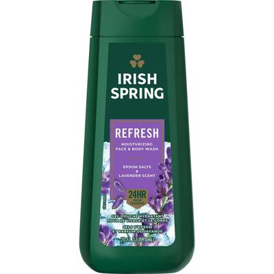 Irish Spring Refresh Moisturizing Face & Body Wash 20oz