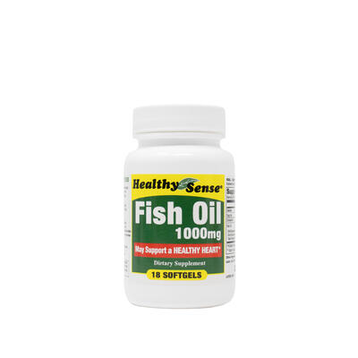 Healthy Sense Fish Oil 1000mg 18 count