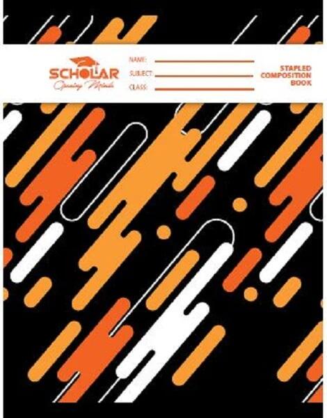 Stapled Scholar Composition Book 144pg