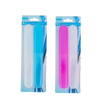 True Inline Dental Travel Toothbrush Case Assorted 2 pack