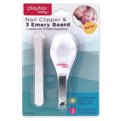 Playtex Baby Nail Clipper & 3 Emery Boards: $8.24