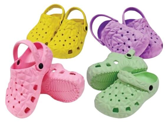 Girl Clogs Geometric Design Size 48