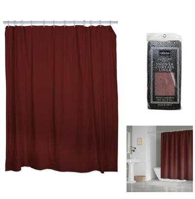 Vinyl Shower Curtain Liner Assorted
