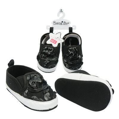 Baby Shoes With Twin Gore Black: $11.00