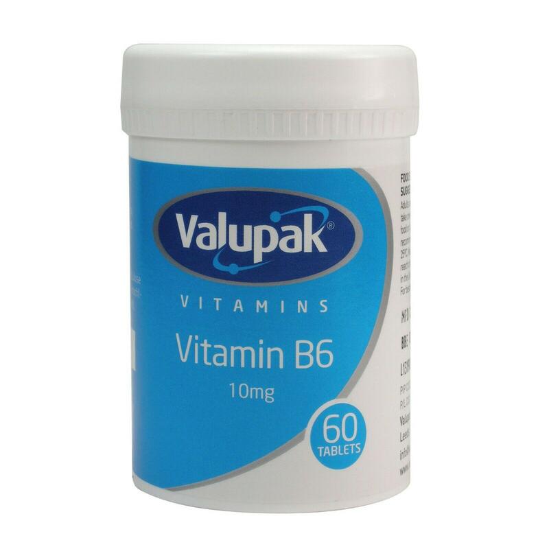 Valupak Vitamin B6 10 mg 60ct: $5.00
