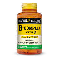 Mason Vitamin B-Complex With Vitamin C Capsules 100's: $0.00