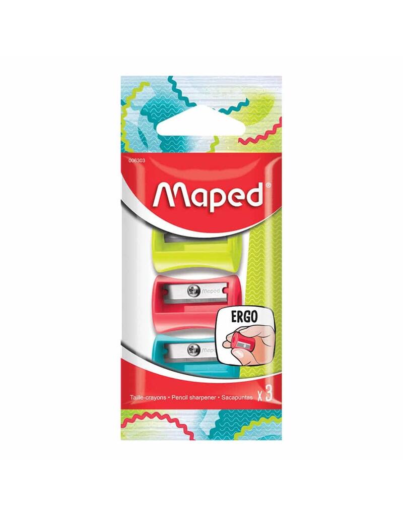 Maped Sharpener Vivo 3 count