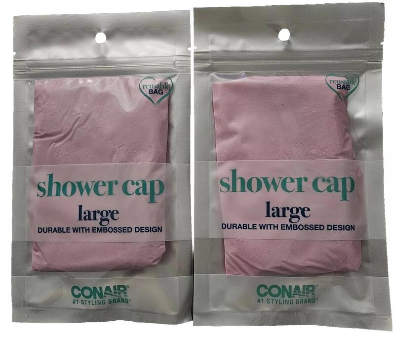 Conair Shower Cap Pink Large 1 count