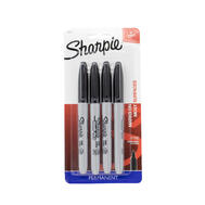 Fiero Black Fiber Tip Fineliner Pen (4/Pack)