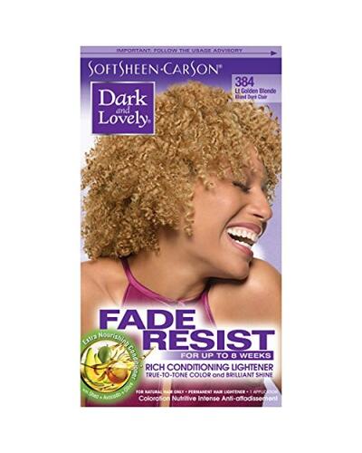 Dark and Lovely Permanent Hair Colour Light Golden Brown: $24.00