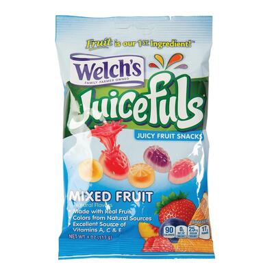 Welch's Juicefuls Mixed Fruit Snacks 4oz
