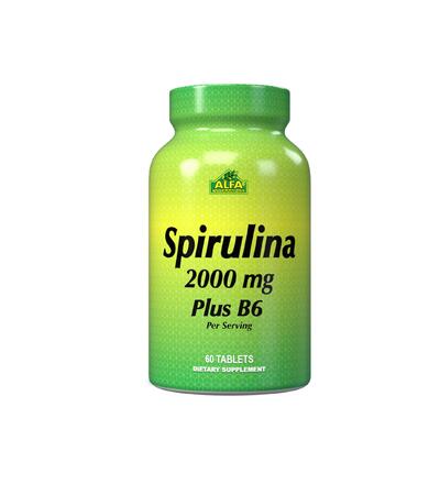 Alfa Vitamins Spirulina 2000mg 60 pieces