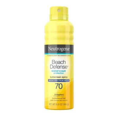 Neutrogena Beach Defense Sunscreen Spray SPF 70 6.5oz: $36.61