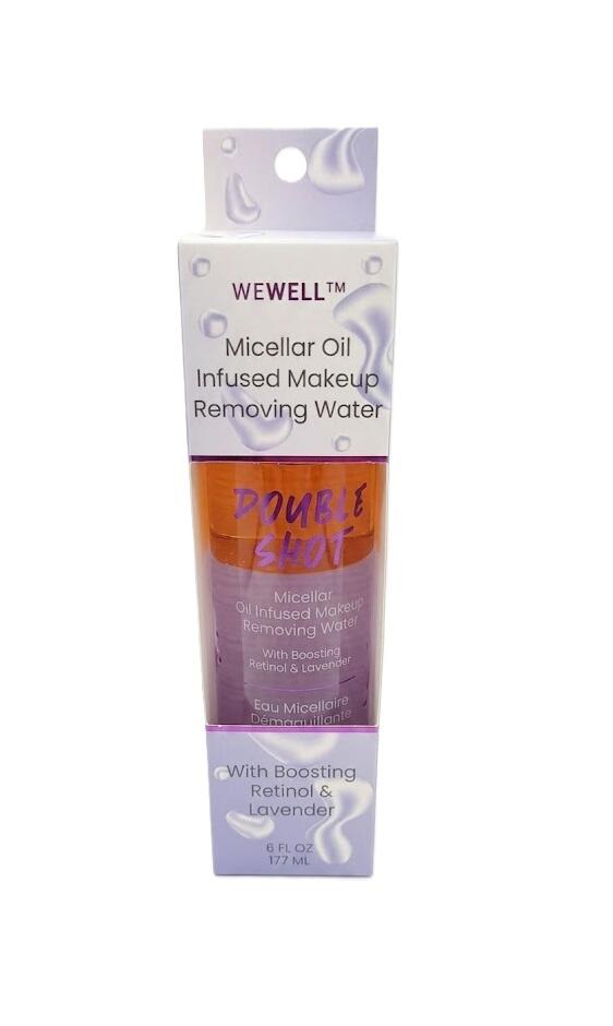Wewell Micellar Oil Removing Makeup Water Retinol And Lavender 6oz