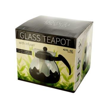 Kole Glass Teapot with Infuser 42 fl oz