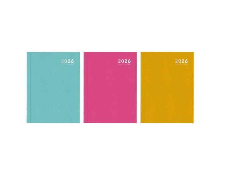 Diary A5 WTV Bright Casebound Assorted
