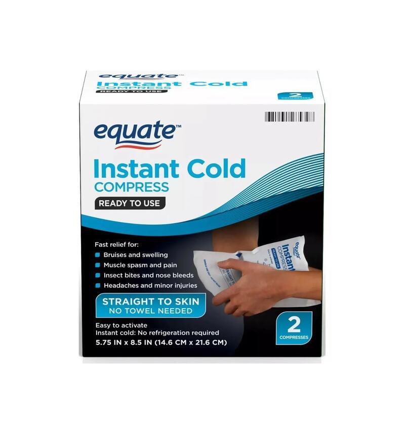 Equate Instant Cold Pack 2 count
