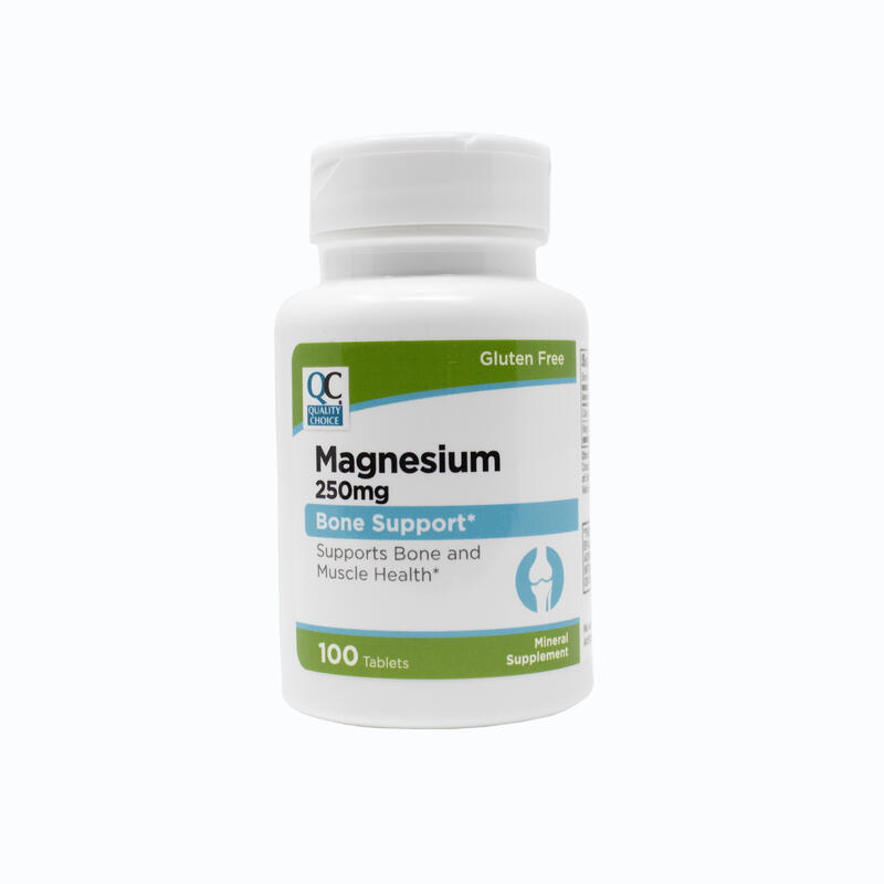 QC Magnesium 250 mg Bone Support 100 Tablets: $13.50