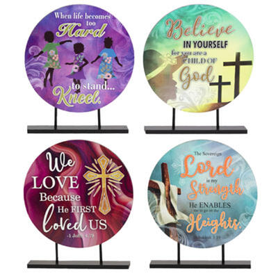 Religious Table Decor 4 Assorted