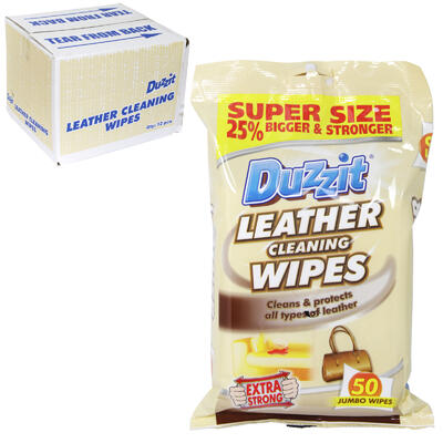 Duzzit Leather Cleaning Wipes 50ct