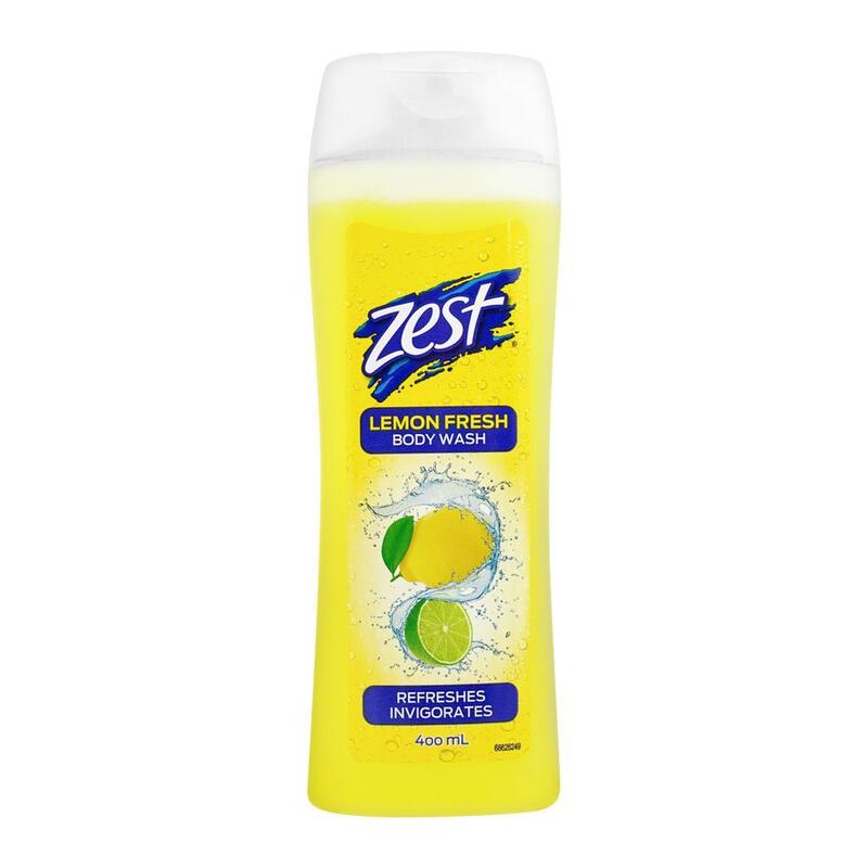 Zest Body Wash Lemon 400ml