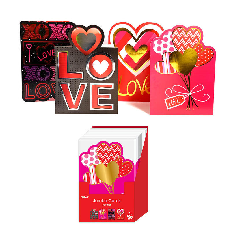 Valentine Jumbo Cards 16.5w x 23.75h