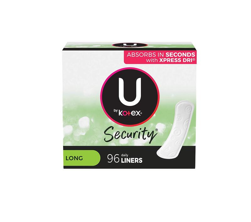 U by Kotex Security Lightdays Pantiliners Unscented 96 count