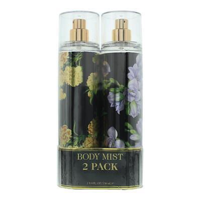 Ellen Tracy Floral Body Mist Duo Radiant Purple Inspiring Yellow 8oz