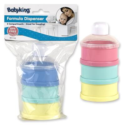 Baby King 3 Compartment Formula Dispenser 1 ct: $5.00