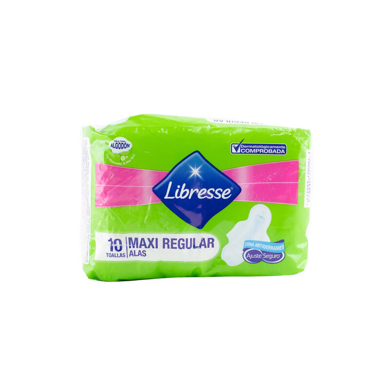 Libresse Maxi Pads With Wings Regular 10 count: $7.29