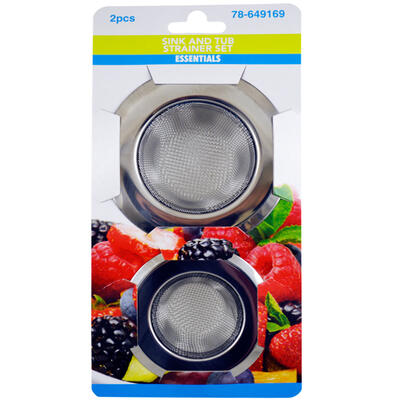 Gourmet Sink & Tub Strainer Set 2 pack: $6.00